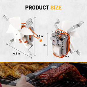 Moteur de ventilateur/souffleur à induction 3000 tr/min pour grills et fumoirs Traeger, Pit Boss, Z Grills – Pièce de rechange - Product Image 3