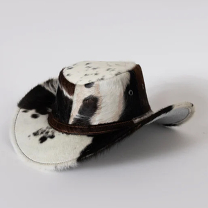 Sombreros de Cuero Vacuno Impermeables Personalizados al por Mayor, de la Mejor Calidad, MOQ Bajo, Color Sólido, Unisex, en Venta - Product Image 2