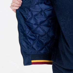 High Quality Customized Men's Satin Bomber Jacket Casual High Street Style with <b>Stand</b> Collar for Winter-Available Wholesale - Product Image 4