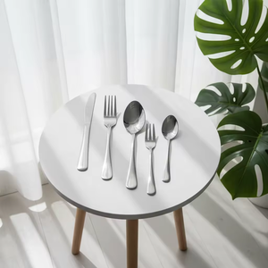 Indian Suppliers and Exporters Modern Metal Flatware <b>Set</b> <b>Cheap</b> and Best Stainless Steel Silver Nickle Cutlery <b>Sets</b> - Product Image 4