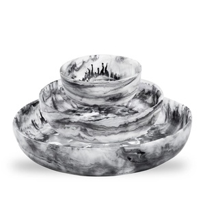 Bol à glace en résine de bonne qualité, grande taille, poli, mignon, pour les fêtes, écologique, durable, vaisselle de service alimentaire, Artizon - Product Image 4
