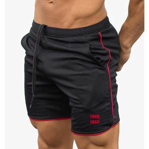Shorts de jogging décontractés pour hommes, respirants, 100% coton, avec cordon de serrage, taille élastique, pour la plage et le sport - Product Image 4