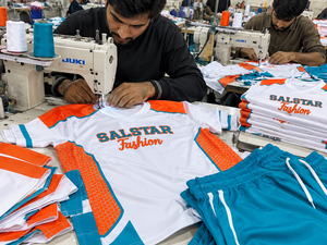 Ensemble short et maillot col en V pour homme, blanc, orange et turquoise, respirant, color block, tenue de sport d'été, uniforme de rugby, nom des sponsors de l'équipe, nom du club - Product Image 5