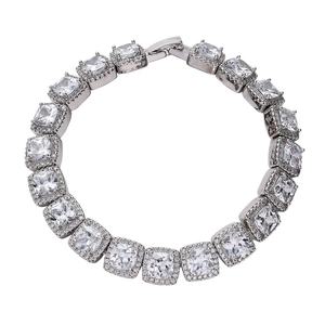 925 Sterling Silver Iced Out Moissanite Diamond Tennis Bracelet D Color VVS1 Hip Hop Jewelry <b>for</b> <b>Men</b> and Women - Product Image 1