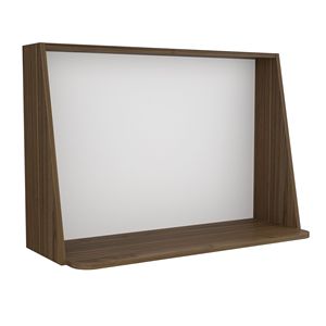 Vasco scrivania da parete di deposito E-SHOP mogano/bianco Computer scaffale Desktop - Product Image 2