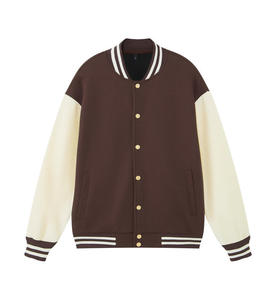 Chaquetas Varsity Personalizables de Chenilla y Algodón para Hombre, Estilo Urbano para Primavera, Sudaderas para Equipos Universitarios - Product Image 3