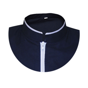 Tactus Industries Professional Barber Shirt Jacket for <b>Men</b> <b>Black</b> Sleeveless 2 Pockets for Barber Tools One Way Zipper Breathable - Product Image 4