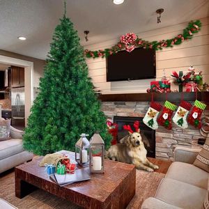 5 FT Unlit Christmas Pine Tree with 500 Branch Tips Sturdy Metal Stand for Office or Home for Stores or Parades - Product Image 3