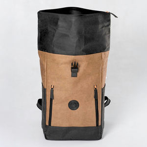 Sac à dos Rolltop antivol étanche résistant à la déchirure en plein air école collège bureau ordinateur portable Daybag papier végétalien écologique - Product Image 5