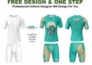 Traje de Compresión para Hombre con Diseño Elegante y Estampado por Sublimación, Tela Transpirable de Excelente Calidad, Conjunto de Rashguard de Manga Larga para MMA - Product Image 2