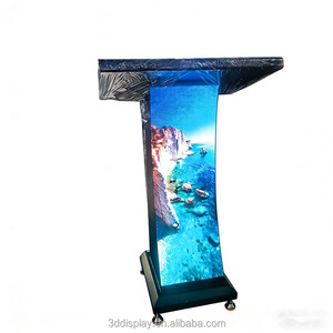 Podio Digital con Pantalla, Atril Contemporáneo con Pantalla LED, Adecuado para Conferencias y Presentaciones - Product Image 3