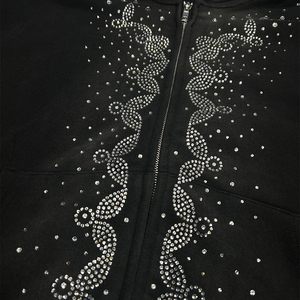 Sudaderas con Capucha de Invierno de Alta Calidad Hechas en Pakistán, Tejidas a Crochet, con Pedrería, Logotipo Personalizado de Alta Calidad para Venta en Línea - Product Image 5