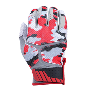 Best Selling Genuine Leather Baseball Batting Gloves Unisex Softball Training Gloves Personalized Logo Option Ambidextrous <b>Hook</b> - Product Image 3