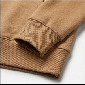 Vêtements pour femmes en molleton de coton épais, coupe oversize, à épaules tombantes, sans cordon, avec logo personnalisé sur le devant, style streetwear, modèle vierge - Product Image 6