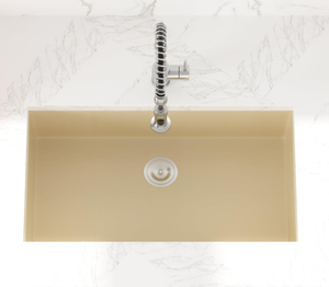 Fregadero de acero inoxidable de calibre 16, estilo italiano, duradero, hecho a mano, Rectangular, individual, bajo montaje, Radio apretado, cocina grande, 2 unidades - Product Image 6