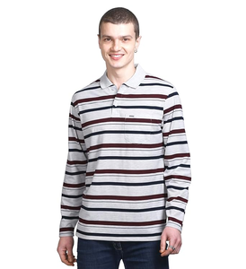 Camisetas Polo a Rayas Elegantes para Hombre, Talla Grande, Temporada de Verano, Camisetas Polo de Manga Larga, Corte Ajustado, de Proveedor BD - Product Image 5