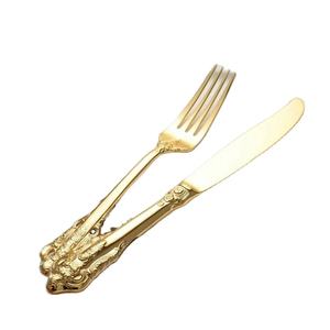 New Stylish Cutlery Set Decorative Stainless Steel Metal Cutlery Set Manufacturer And Exporter New Design Metal <b>Flatware</b> Set - Product Image 1