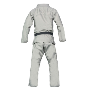 Premium White Karate Training Outfit with Flexible Fabric, Durable Construction, and Comfortable Red Belt for Athletes - Product Image 3