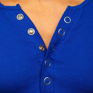 Camiseta de Manga Larga para Hombre, Diseño Nuevo, Corte Holgado, 100% Algodón, Cuello Redondo, Secado Rápido, Transpirable, Estilo Urbano, Precio Económico - Product Image 6