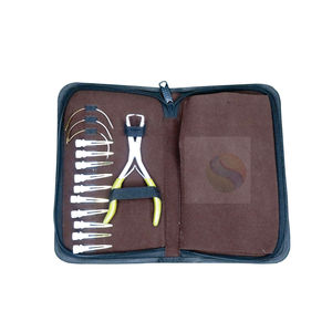 Kit d'outils professionnels haut de gamme pour extensions de cheveux – Pinces, outils à boucles, ciseaux et pinces personnalisables pour salon et usage domestique - Product Image 6