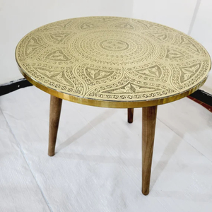 Mesa Consola de Diseño Único, Ecológica, con Cubierta Metálica Chapada en Oro de Alta Calidad, Moderna y Lujosa, para Sala de Estar, Dormitorio, Hogar u Hotel - Product Image 6