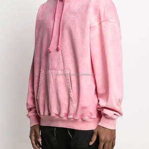 เสื้อฮู้ดผู้ชายผ้าทอลายกรดตะเข็บตัดกับเสื้อมีฮู้ดของผู้ชายแบบวินเทจมีรายละเอียดที่เป็นเอกลักษณ์และดูไม่เหมือนใคร - Product Image 4