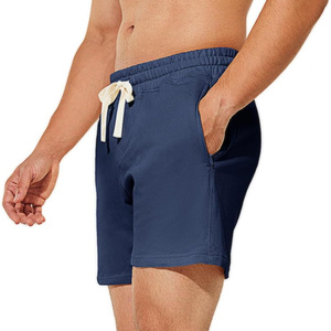 Shorts décontractés pour hommes, en coton, multi-poches, respirants et à séchage rapide, parfaits pour l'été et la gym, très demandés. - Product Image 4