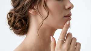 Bague de fiançailles en diamant taille ronde pour femme, classique, avec diamants naturels et de laboratoire - Product Image 5