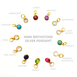 Good Quality Classic Gold/Silver Plated Bezel Setting 6mm Water Drop Shape Crystal/Rhinestone Charms 925 Sterling Silver Unisex - Product Image 5