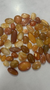 Vente en gros Lot de cabochons en agate cornaline naturelle de différentes formes et tailles de pierres précieuses polies pour la fabrication de bijoux - Product Image 2
