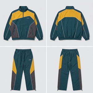 Conjunto Deportivo de 2 Piezas, Chaqueta Cortavientos Personalizada para Hombre, Nailon, Venta al Por Mayor, Fabricante con Logotipo OEM - Product Image 1