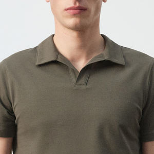 Polo décontracté élégant pour homme, prêt pour le bureau, col rabattu, prix abordable, design stylé, service OEM, tenue décontractée 2026 - Product Image 2