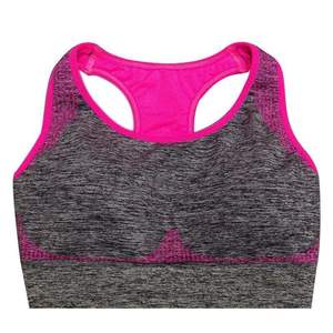 Soutien-gorge de sport sans bretelles rembourré et respirant pour femme, avec logo frontal, idéal pour la gym, le fitness et l'entraînement - Product Image 1