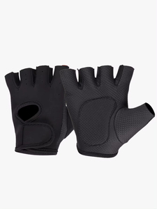 Guantes de Ciclismo y Gimnasio Transpirables de Media Mano de Cuero de Buena Calidad, Unisex, Antideslizantes y Cómodos - Product Image 4