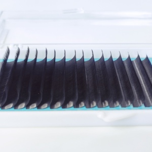Extensiones de pestañas individuales de volumen ruso hechas en Vietnam en negro oscuro 0,03-0,20mm tamaños Corea PBT fibra Natural larga - Product Image 5