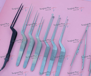 Ensemble d'instruments de micro-chirurgie neurochirurgicale de haute qualité Yasargill 43 pièces en acier inoxydable certifié CE - Product Image 3