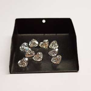 Diamant de laboratoire taille cœur, pierre libre, couleur DEF, pureté VVS1, vente en gros, pierre précieuse pour bague de fiançailles, blanc certifié, amour - Product Image 4