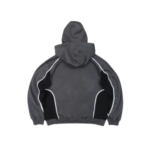 Sweat à capuche d'hiver pour homme, double couche, 100% coton, directement de l'usine |   Broderie de logo personnalisée |   Sweat-shirt en polaire écologique à poche - Product Image 2
