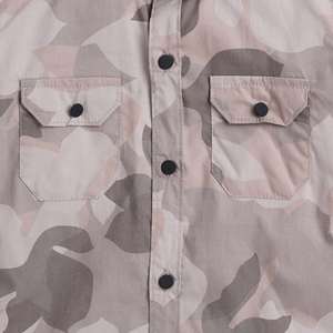 Polka Tots Chemise Demi Manches Poche À Rabat Camofledge-Gris - Product Image 3