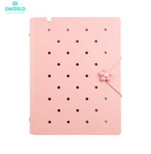 Stylish A5 Refillable PP Cover Loose <b>Leaf</b> Notebook Multicolor Functional OEM/ODM Daily Use Portable Dimension Wholesale - Product Image 2