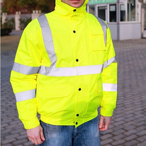 Veste de travail réfléchissante pour homme, en tissu imperméable de qualité supérieure, avec logo personnalisé imprimé, vente en gros 2026 - Product Image 2