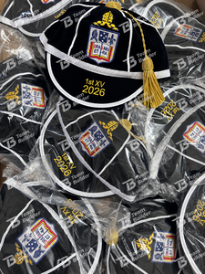 Chapeau de remise de diplôme personnalisé |   Chapeau de cérémonie brodé en 3D réglable avec pompon |   OEM ODM Vente en gros - Product Image 1