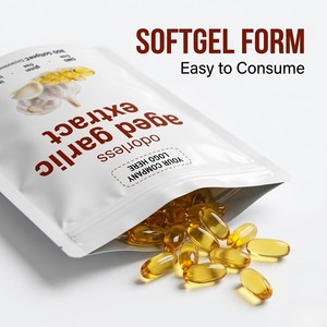 Cápsulas Blandas de Extracto de Ajo Envejecido Sin Olor de Marca Privada, Fabricante OEM ODM, Proveedor Mayorista a Granel - Product Image 4