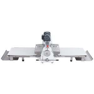 Machine à étaler la pâte électrique professionnelle 19,7 pouces, rouleau réversible pour pâte feuilletée et fondant, réglage 0-1,4 pouces - Product Image 1