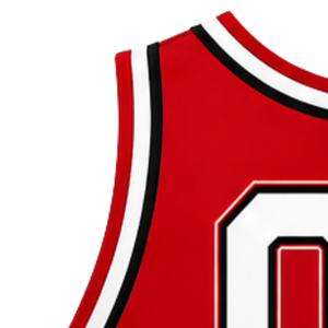 Haut court de cheerleading sans manches pour femme, col en V, rouge, blanc, noir, uniforme d'équipe de cheerleading, tenue de sport pour compétition - Product Image 4