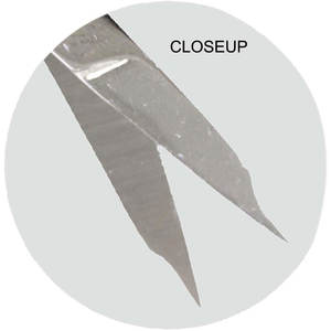 Tijeras para Cutículas de Uñas - Tijeras de Manicura de Precisión de Acero Inoxidable con Hoja Afilada y Curvada Extra Puntiaguda - Product Image 2