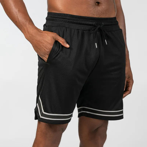 กางเกงขาสั้นออกกำลังกายฤดูร้อนใหม่เอี่ยม คุณภาพสูง แห้งเร็ว สำหรับผู้ชาย วิ่งได้ ระบายอากาศ กันเหงื่อ - Product Image 3