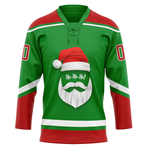 Maillot de hockey sur glace unisexe personnalisé à manches longues 100 % polyester imprimé numériquement, idéal pour l'entraînement – Nouvelle collection à prix abordable - Product Image 1