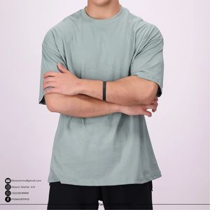 เสื้อยืดแขนสั้นคุณภาพสูง ผ้าฝ้ายเจอร์ซีย์ 100% เป็นมิตรกับสิ่งแวดล้อม ระบายอากาศได้ดี ขายส่ง ไซส์ใหญ่ ใส่ได้ทั้งชายและหญิง เหมาะสำหรับกิจกรรมกลางแจ้ง รับสกรีนโลโก้ - Product Image 5