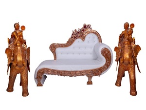Sofá Decorativo de Alta Calidad para Bodas, Sofá Real para Recepción, Asientos para Novios, Decoración para Ceremonias, Fiestas y Eventos - Product Image 6